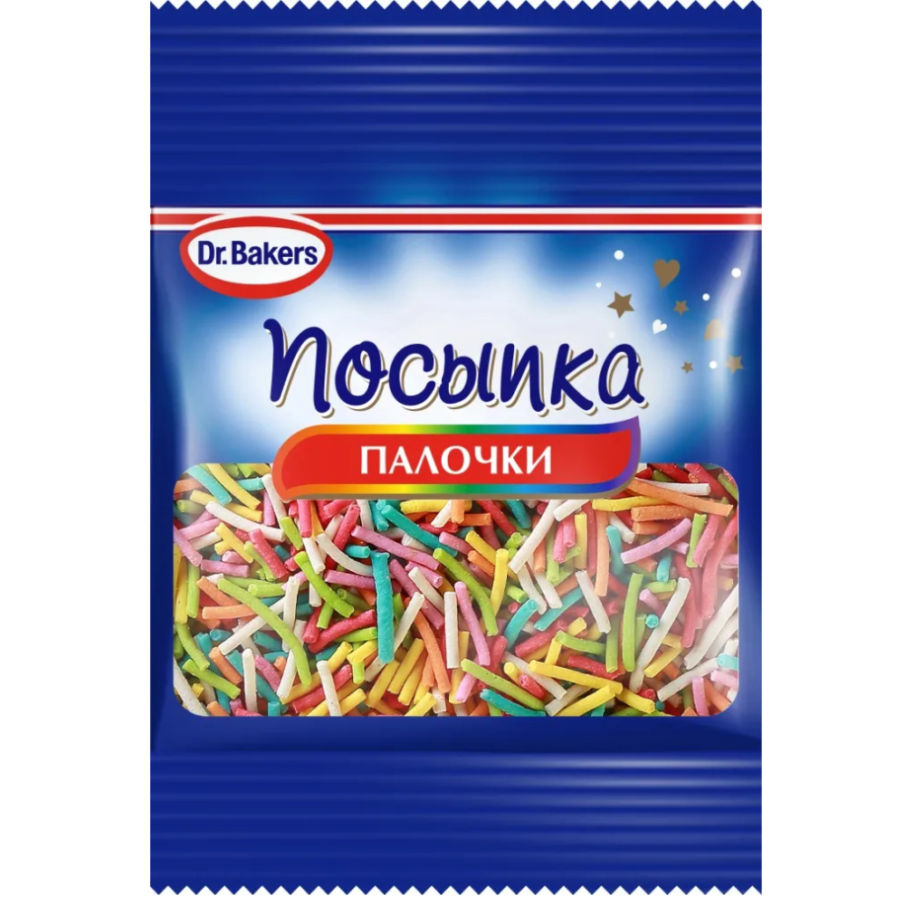 Посыпки Dr.Bakers палочки 10 гр