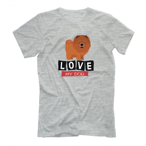 Футболка "Чау - люблю свою собаку"