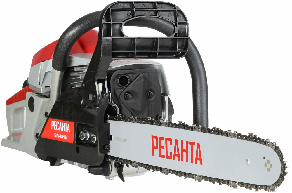 Бензопила Ресанта БП-4516, двухтактный, длина шины 40 см, 57 звеньев, 2.3 кВт