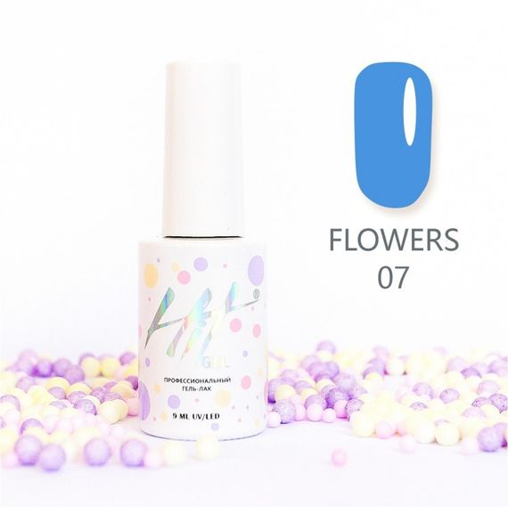 Гель-лак ТМ &quot;HIT gel&quot; Flowers №07, 9 мл