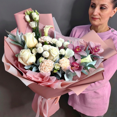 Авторский букет с каллами