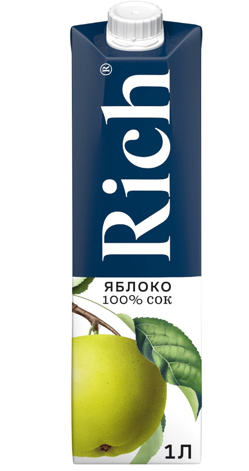 Рич Яблочный Сок 1л