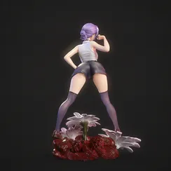 Reze flowers field - Chainsaw Man