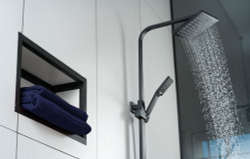 Полотенце Farbe, большое, синее