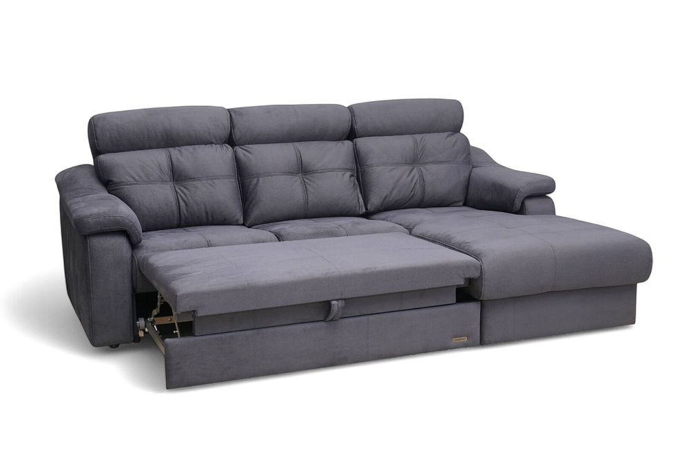 Угловой диван «Монако» с оттоманкой в ассортименте