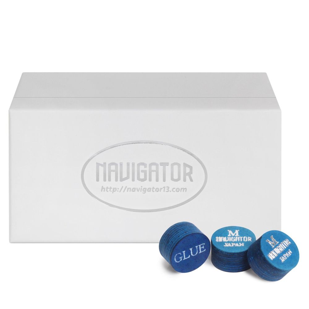 Наклейка для кия Navigator Blue Impact Snooker ø11мм Medium 1шт.