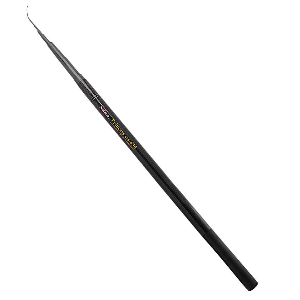 Удилище без колец Mikado 616-450 Princess L карбон б/к 4.5м 5-20г 155г 8секц. Тр.длина 0.65м