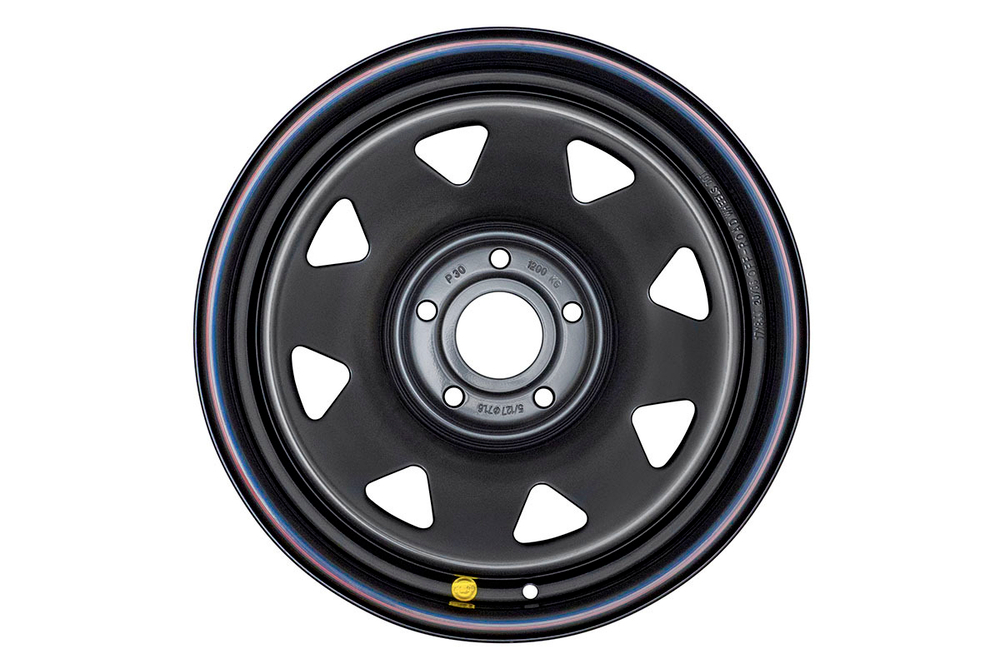 Диск усиленный JEEP стальной черный 5х127 8xR17 d71.6 ET+30 (треуг. мелкий)