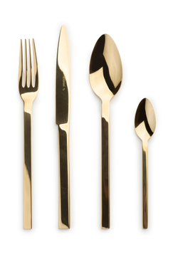 Набор столовых приборов на 6 персон 24 предметов Herdmar Cronos Gold 46