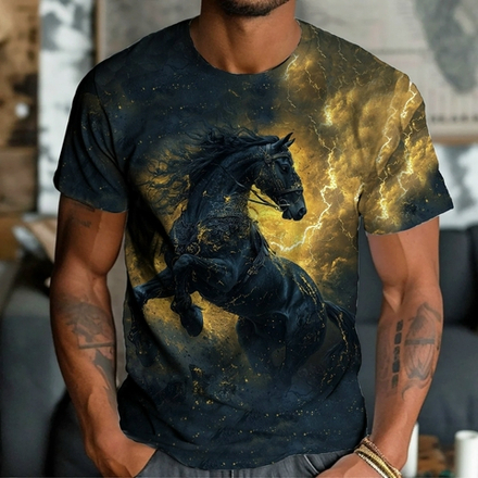 Кулир купон 80см грозовой конь