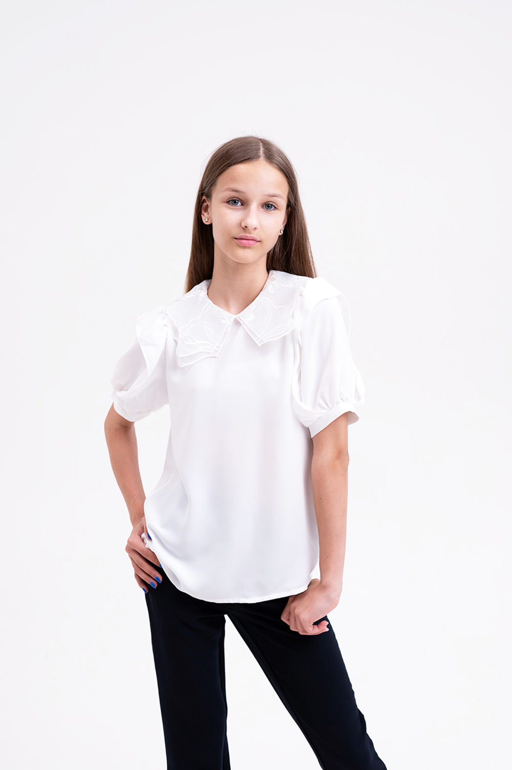 Блуза к/р швейн. д/д DELORAS C63606S