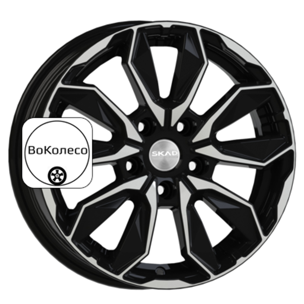 6x16/5x114,3 ET45 D67,1 Сочи (КЛ309) Алмаз СКАД