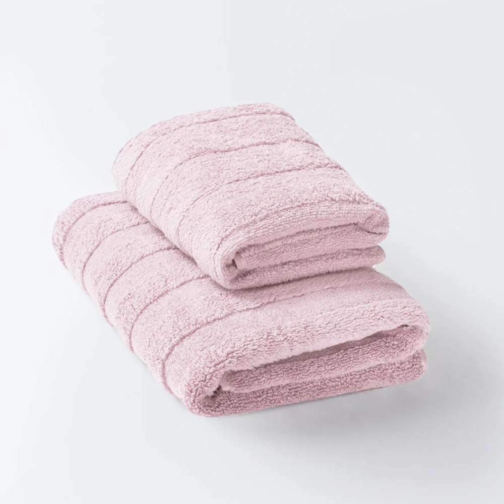 Набор полотенец Авеню 70х130 + 50х90 пудровый