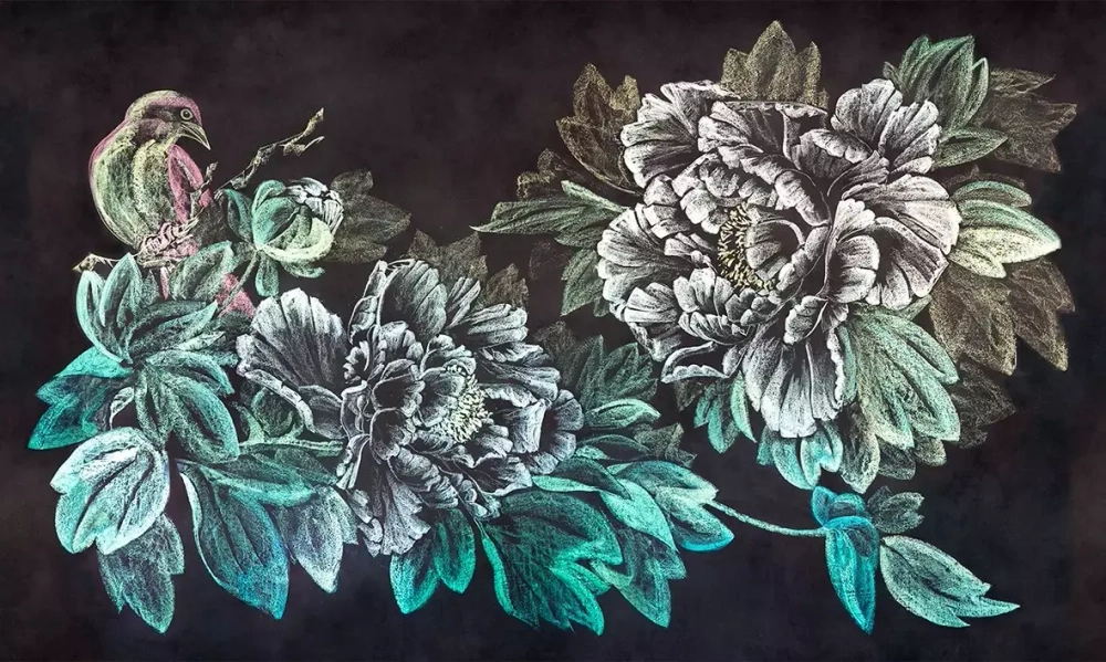 Цифровое панно ID Wall CHALK PEONIES