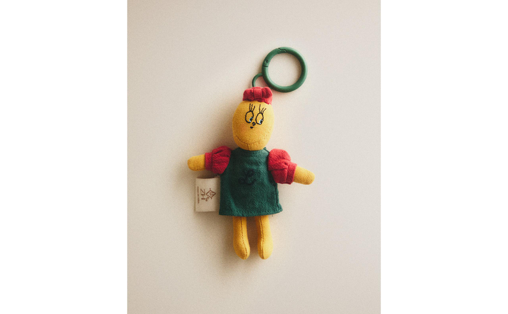 Брелок-игрушка Zara Home, жёлтый, 8623/051