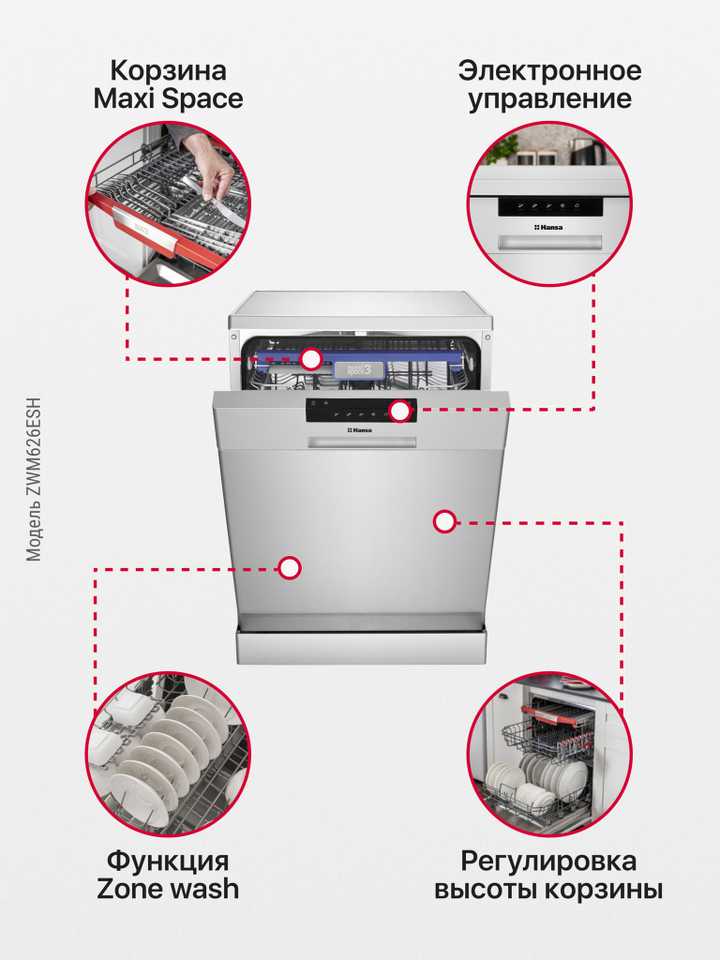 Посудомоечная машина Hansa ZWM626ESH