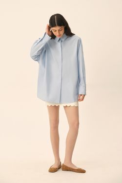 Рубашка (New classic), голубая