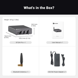 Усилитель Fosi Audio BT20A Pro