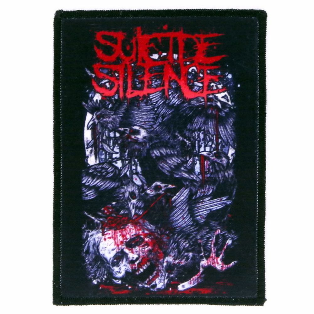 Нашивка Suicide Silence вороны (641)