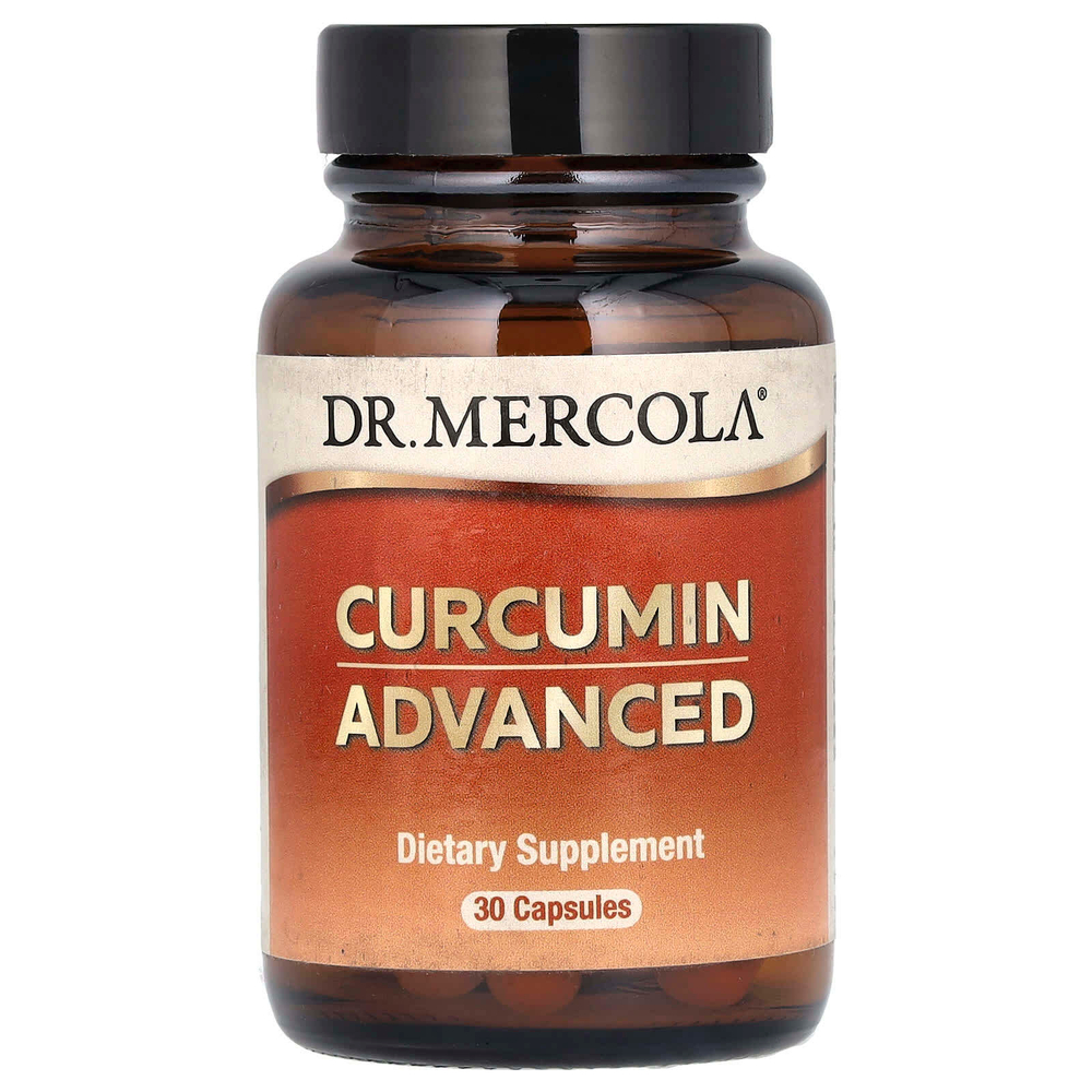 Dr. Mercola, Curcumin Advanced, улучшенный куркумин, 30 капсул (500 мг в 1 капсуле)
