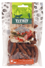 TITBIT Лакомство для собак Колбаски янтарные, 80 г