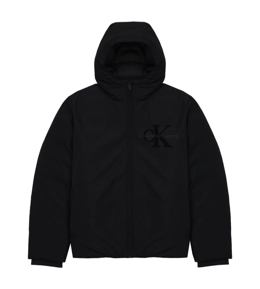 Утепленная куртка Calvin Klein Jeans Crinkle Nylon Puffer Black Beauty
