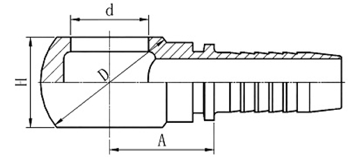 Фитинг DN 06 BANJO 1/8