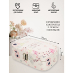 Шкатулка для украшений, искусственная кожа, 20х14х7 см, Y4-2830