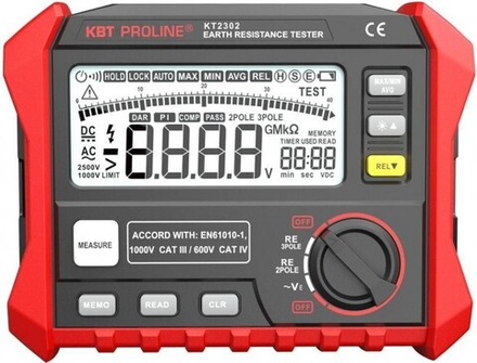 Измеритель сопротивления КВТ KT 2302 PROLINE заземления 87240