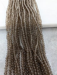 Бусины стеклянные рондель 3мм