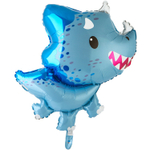 Шар Фольгированный Динозавр Трицератопс голубой (Голубой)