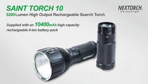 Фонарь Nextorch SAINT TORCH 10 поисковый, 3200 люмен