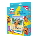 3D Art Панно-раскраска 15*15см Три кота "Коржик" (Lori)