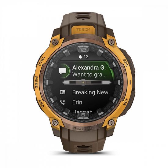 Умные часы Garmin Instinct Crossover AMOLED Bronze/Sunburst