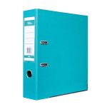 Папка-регистратор STANGER 75 мм двухстор.PVC бирюз. метал.окант. съемн. мех. карман д/маркир.этикет.