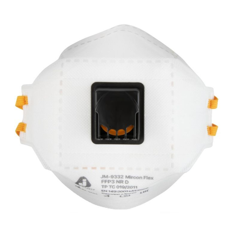 Респиратор с клапаном трехпанельный Jeta Safety FFP3