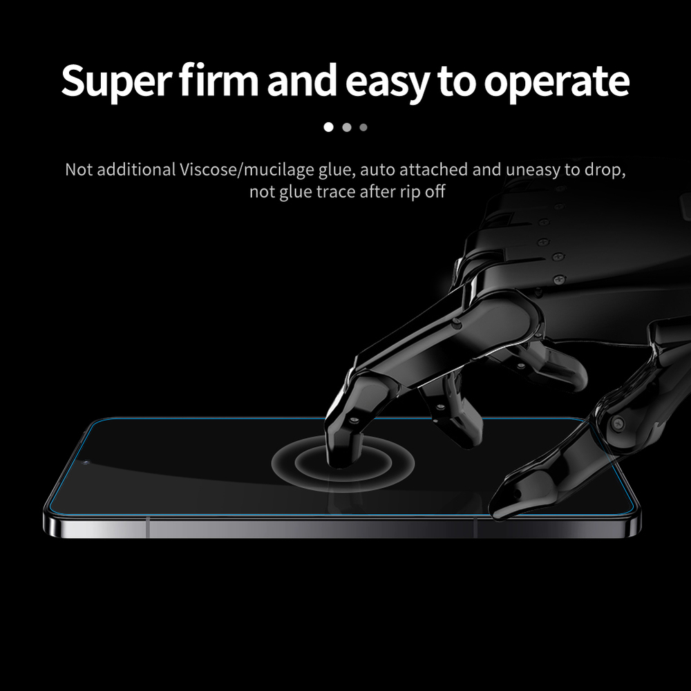 Защитное стекло с прозрачными рамками от Nillkin для Xiaomi Poco F6 Pro, серия H+Pro Anti-Explosion Glass Screen Protector
