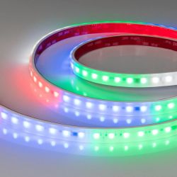 Светодиодная лента герметичная DMX-PS-B70-14mm 24V RGBW-White-PX7 (17 W/m, IP67, 5060, 5m) (Arlight, CRI>90) 056719