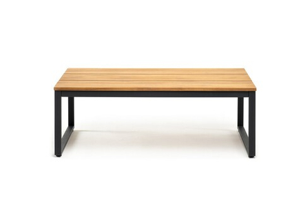 Кофейный стол из алюминия Joygarden ХОРАЙЗОН, темный графит, коричневый