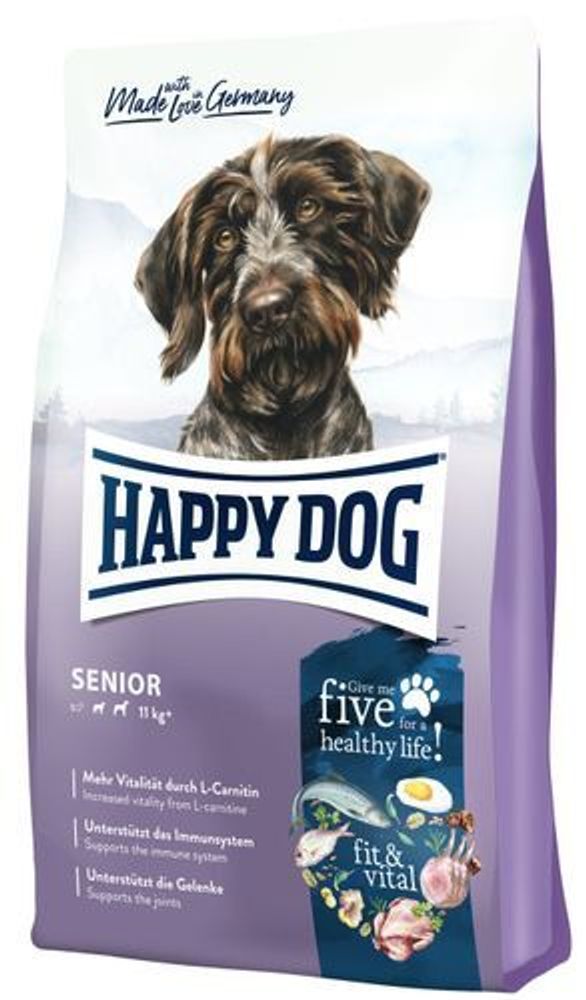 Сухой корм Happy Dog Supreme Fit &amp; Vital Senior для пожилых собак 4 кг