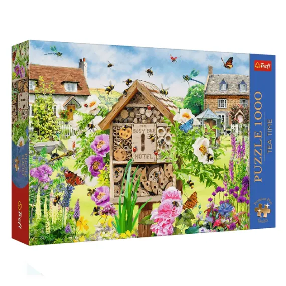 Pazl / Пазлы / Puzzles - "1000 Premium Plus" - Tea Time: A Home for Bees