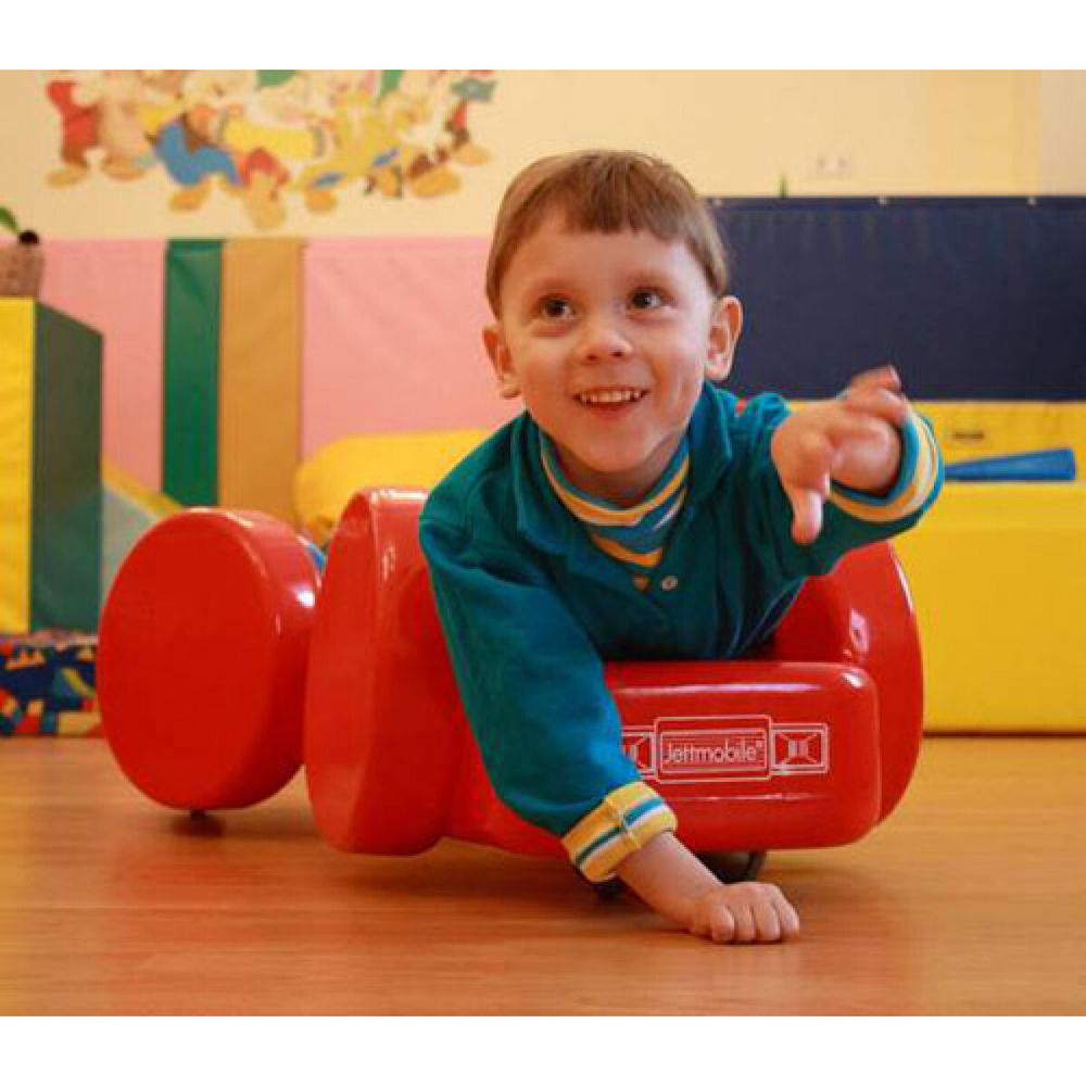 Лежачий самокат для детей-инвалидов Джетмобиль