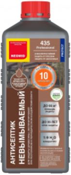 Неомид 435 ЭКО декоративный невымываемый антисептик (орех) 1 кг