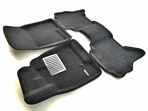 Коврики салона для MITSUBISHI Pajero IV (2006-2019) Euromat 3D Lux серые. Арт. EM3D-003610G