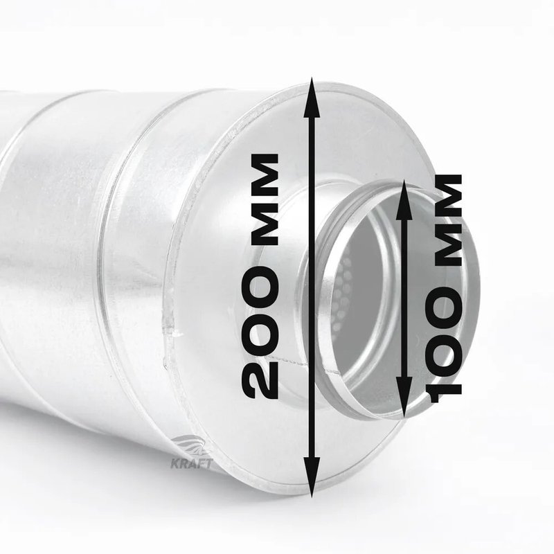 Шумоглушитель SCr 100/600