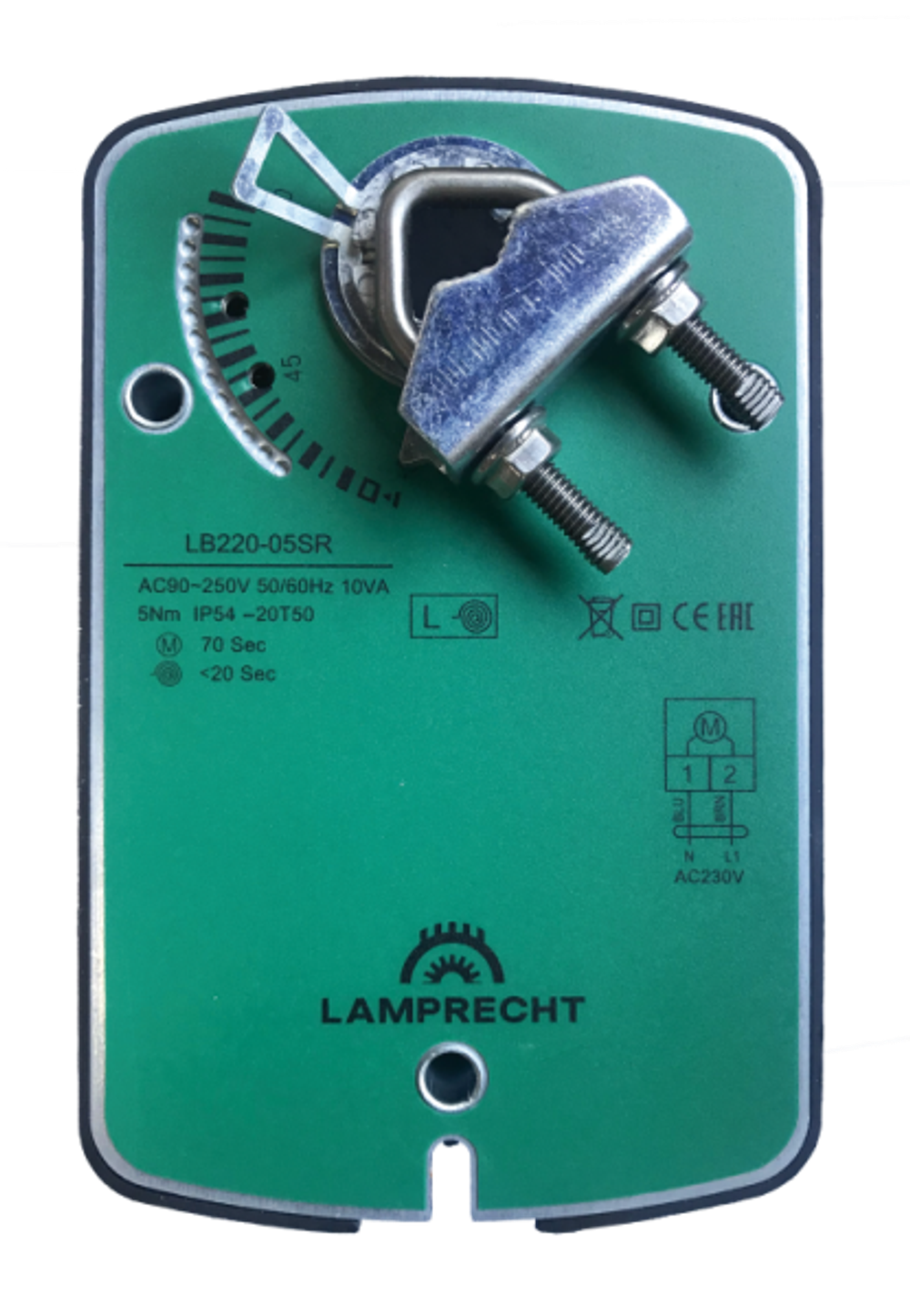 Электропривод с возвратной пружиной LB24-03SR-U