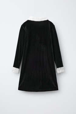 ZARA ГОТИЧЕСКОЕ ПЛАТЬЕ-КОСТЮМ, ЧЕРНЫЙ