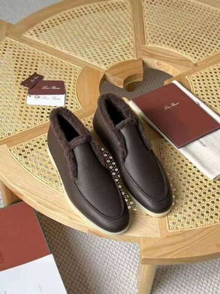 Высокие лоферы Loro Piana