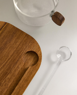 Zara Home кувшин из боросиликатного стекла, цвет прозрачный, 7 см · 0265/207