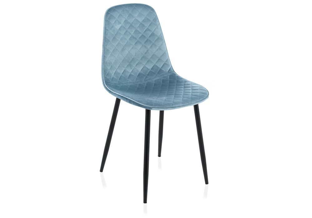 Стул на металлокаркасе Capri голубой